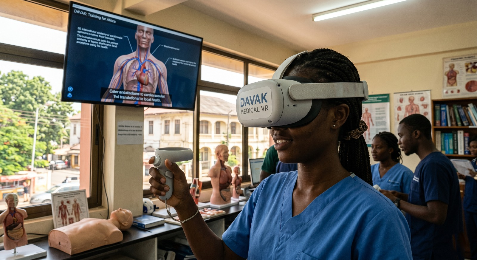 Male Nursing Student in VR